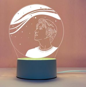 创意3D小夜灯学生礼物礼品卧室台灯USB七夕