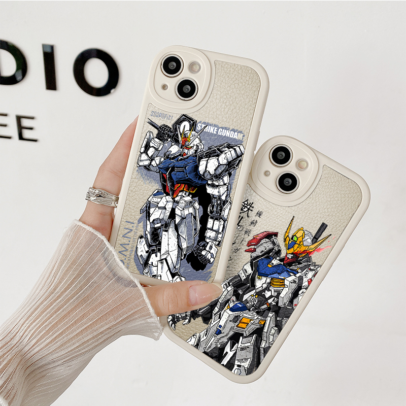 适用苹果14卡通高达13小米12动漫11华为mate40独角兽p50/nova7荣耀70/vivo/x80/iqoo10/oppo小羊皮pro手机壳 - 图0