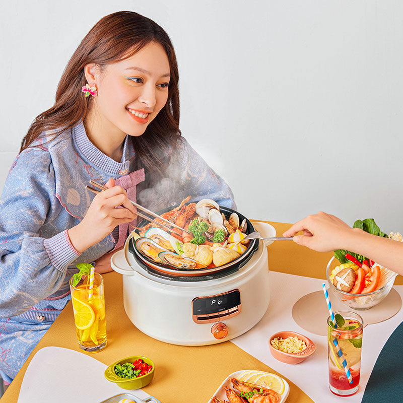 七彩叮当电家用小型全自动压力锅 七彩叮当电压力锅