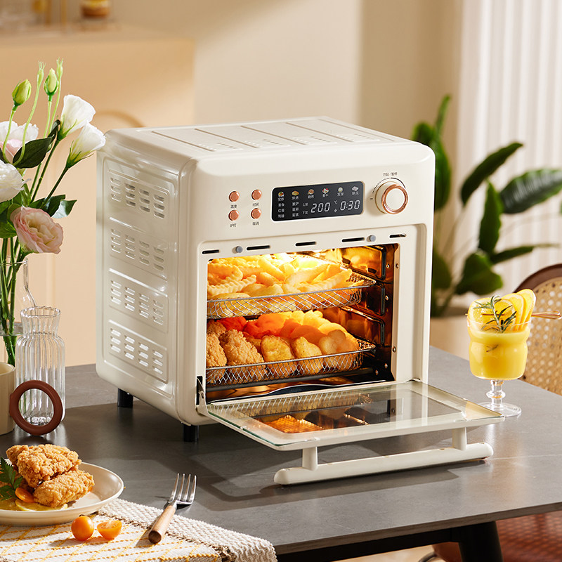 七彩叮当空气炸锅家用小型电烤箱 七彩叮当空气炸锅