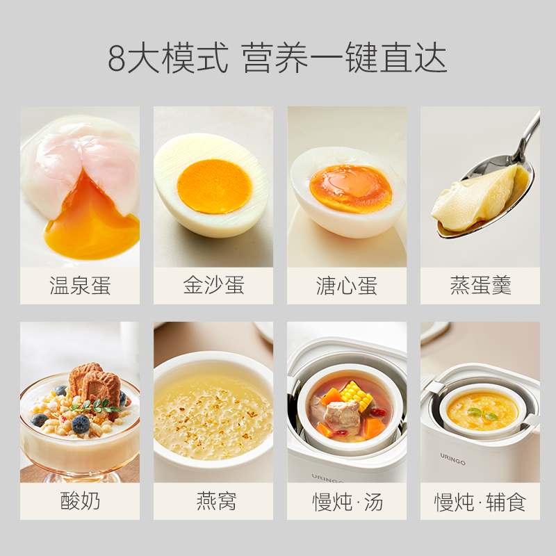 【所有女生直播间】七彩叮当多功能蒸炖锅不锈钢家用迷你煮蛋神器