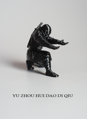 无聊了黑武士护驾！黑衣人摆件