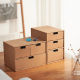 Kraft paper desktop storage drawer storage box