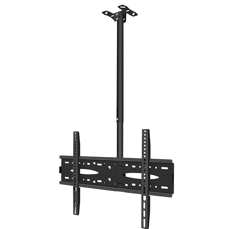 适用小米电视吊顶支架14-70寸侧装悬吊架天花板伸缩旋转360度吊杆-图1