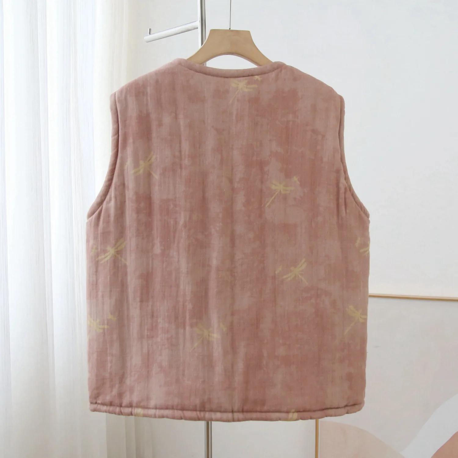 保暖加厚背心女马甲填充棉花新疆长绒棉坎肩妈妈装马夹盘扣新中式,淘宝优惠券,粉丝福利购,淘宝优惠卷