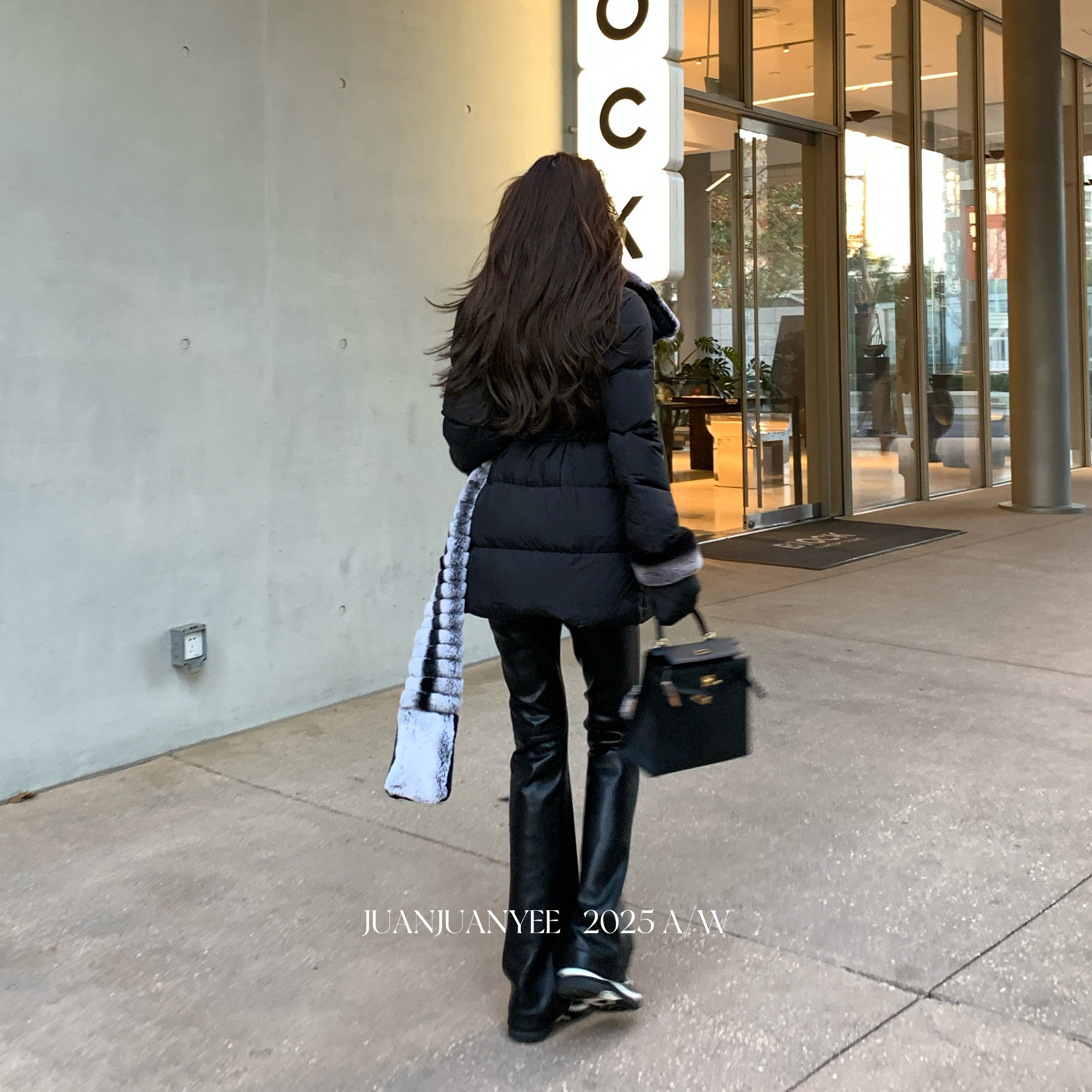 juanjuanyee【肯豆裤】高腰磨毛薄绒弹力微喇皮裤,淘宝优惠券,粉丝福利购,淘宝优惠卷