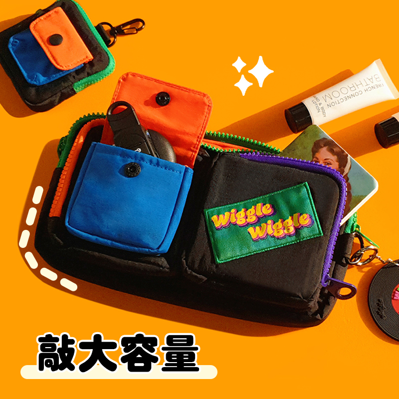 wiggle wiggle Switch收纳包防水数码尼龙便携数据线多功能保护套 - 图0