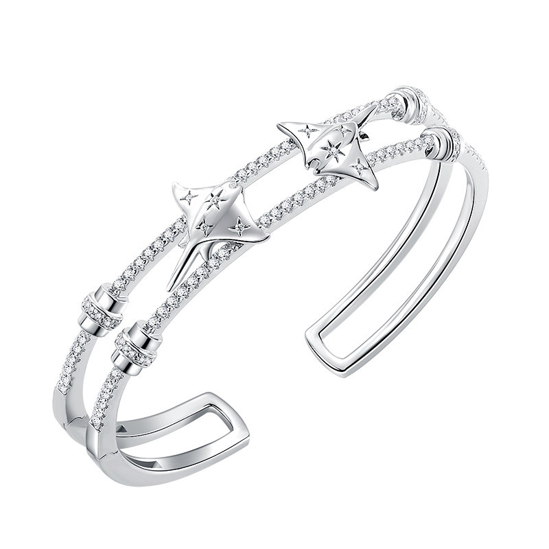 cambas刊芭思魔鬼鱼镂空开口女手镯 cambas饰品手镯