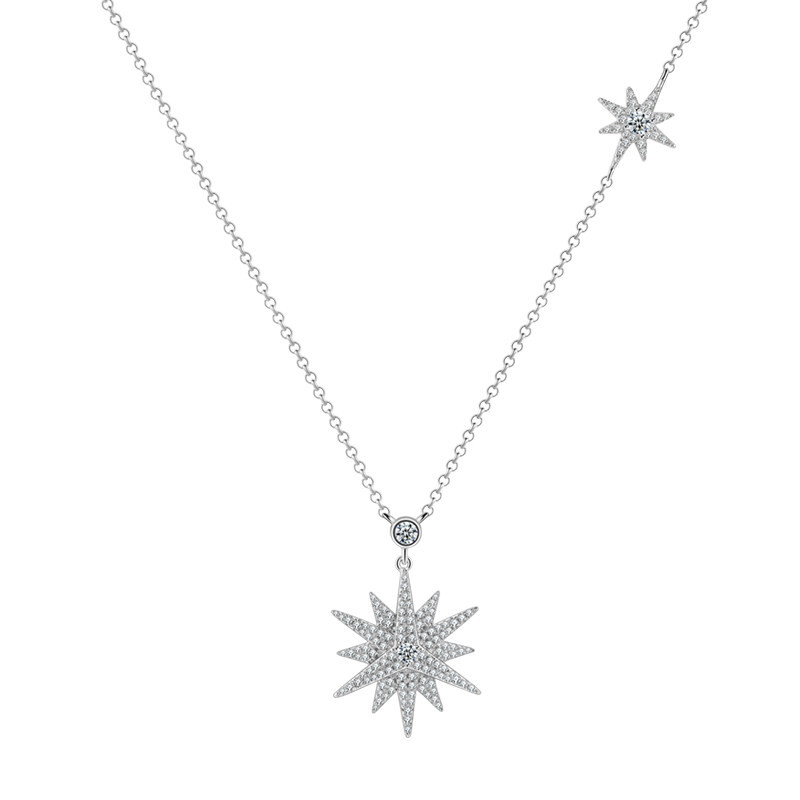 cambas刊芭思六芒星女轻奢感锁骨链 cambas饰品项链