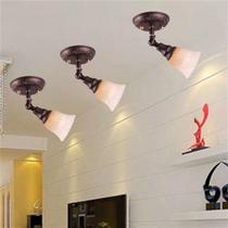 American retro spotlight living room led background wall Mind track light aisle corridor European-style suction-top photo-light