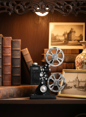 美式复古工艺品创意摆件老式照相机模型摆饰服装店咖啡厅装饰品