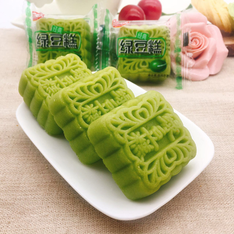 果允好吃经典绿豆糕1000g绿豆饼 果允传统糕点
