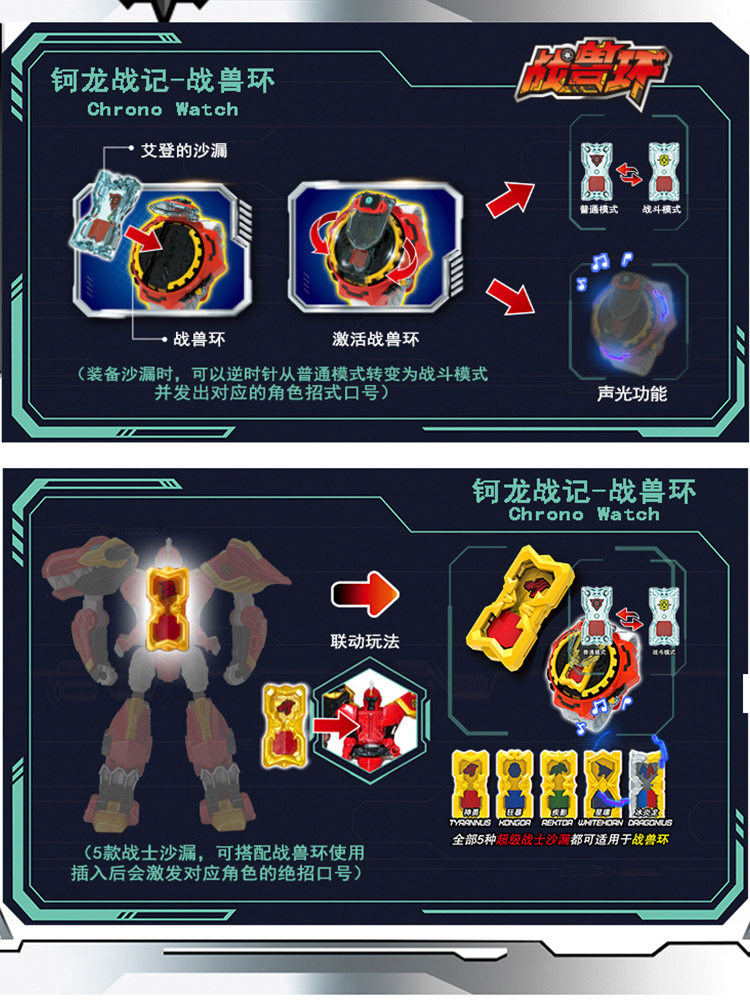 钶龙战记变形合体至尊版神勇玩具 未出动漫儿童机器人/变形玩具