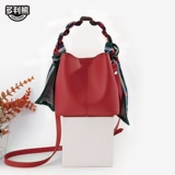 Кожаная барсетка, вместительная и большая красная сумка на одно плечо для невесты, из натуральной кожи