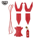 Кожаная подвеска ручной работы, ручка, набор материалов, украшение на сумку, аксессуар, популярно в интернете, подарок на день рождения, «сделай сам»