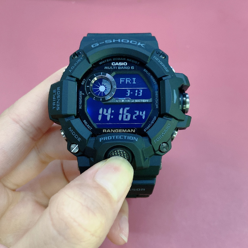 1B 9400 GW 光动能电波防水运动手表男 SHOCK G 卡西欧新款猫人 1B 9400 GW 光动能电波防水运动手表男 SHOCK G 卡西欧新款猫人