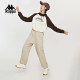 Kappa Women's Hooded Retro Contrast Color Waistshirt