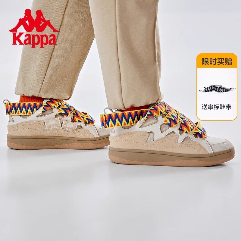 Kappa卡帕面包鞋新款情侣男女街头潮流解构板鞋运动休闲滑板鞋,淘宝优惠券,粉丝福利购,淘宝优惠卷