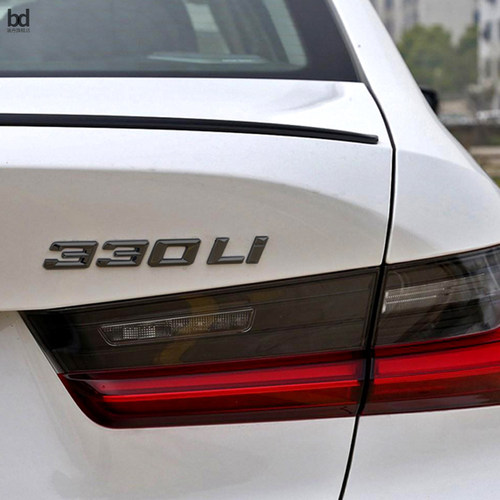适用宝马车标字标1234567系改装新款M325i M340i M530Li M740尾标 - 图3