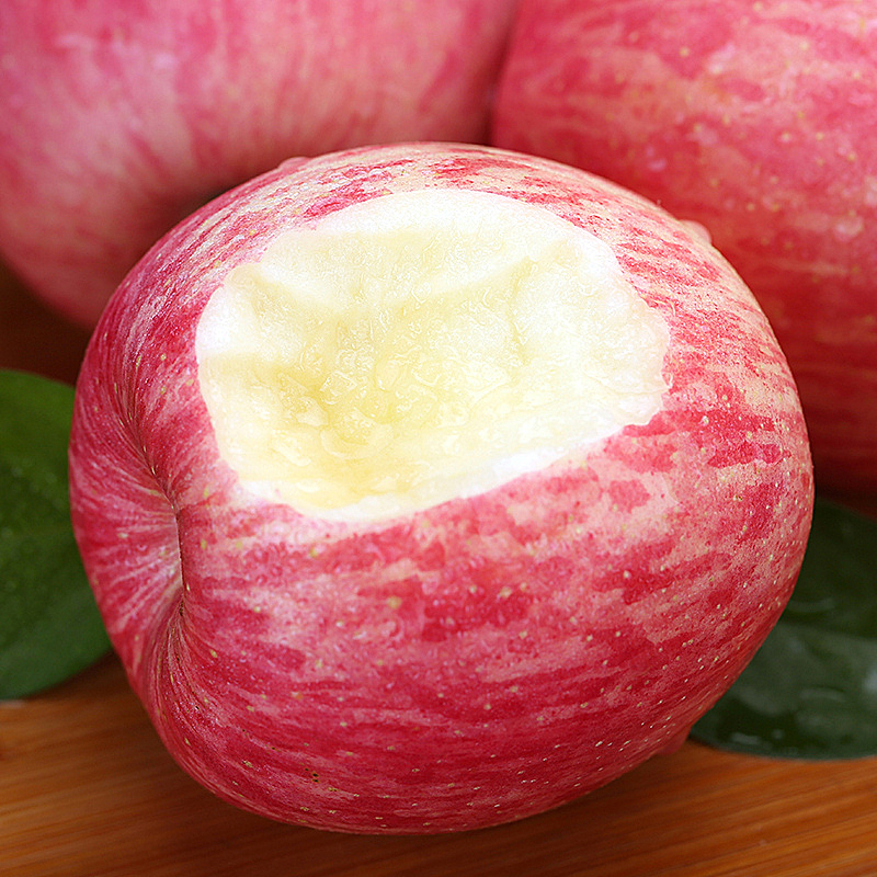 食悦鲜旗舰店山东烟台红富士栖霞苹果新鲜水果整箱10斤包邮脆甜红丑苹果冰糖心2