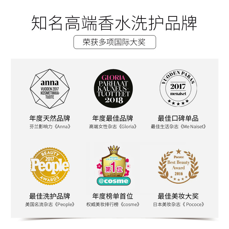 日本进口旅行洗护套装旅行装沐浴露 Samourai海外洗护套装