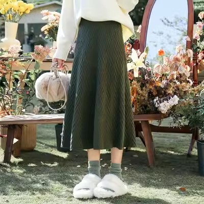 【多款可选】高腰流苏针织半身裙