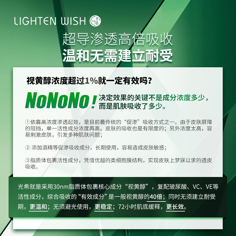 光希视黄醇收缩毛孔粗大抗皱精华液 光希液态精华