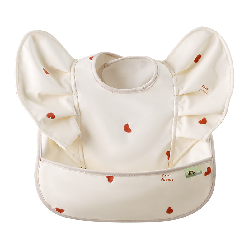 Baby waterproof and oil-proof lace blouse for eating