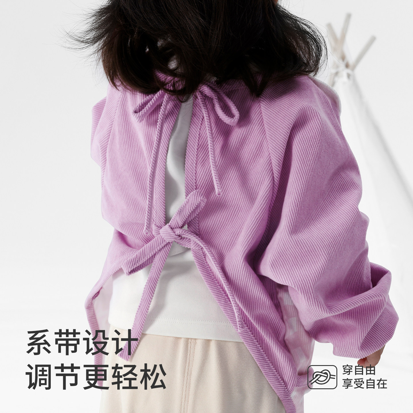 儿童灯芯绒罩衣防水防脏宝宝吃饭围兜饭兜男女秋冬外穿洋气围裙,淘宝优惠券,粉丝福利购,淘宝优惠卷