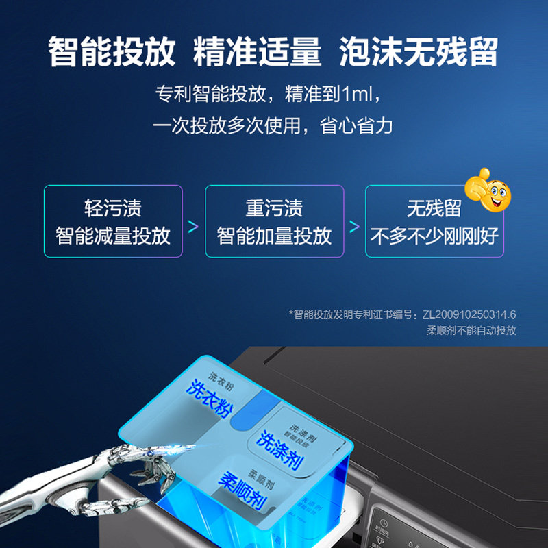 海尔超薄洗衣机40cm纤薄款8 /滚筒 海尔伟茂洗衣机