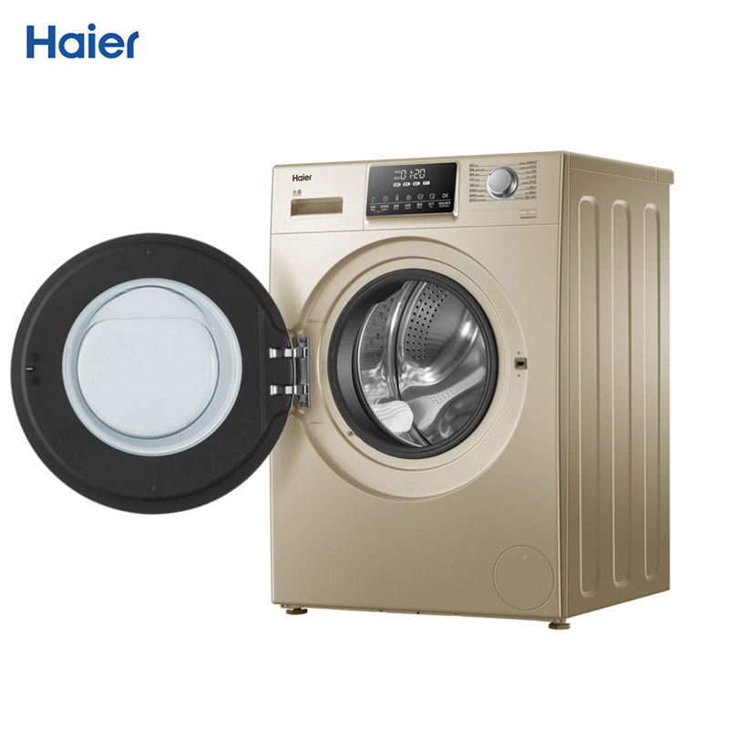 海尔直驱变频全自动9kg滚筒洗衣机 海尔伟茂洗衣机