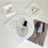 Ins nordic стиль гипсовой волновой лоток дома украшения