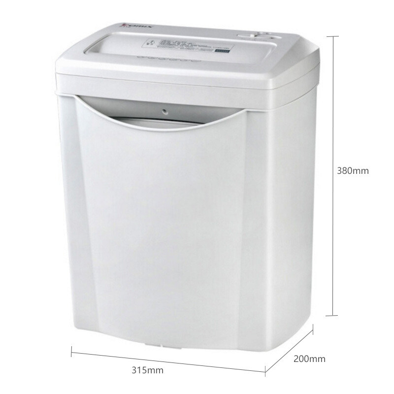 齐心s2206碎纸机德国15l廉碎机 贝友办公用品碎纸机