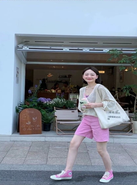 包包女2025新款女包韩版简约字母大容量单肩帆布包韩式帆布包托特