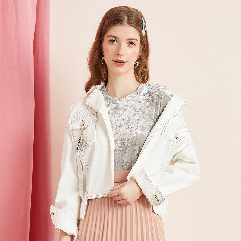 dooc短款2020秋季新款韩版潮短外套 dooc短外套