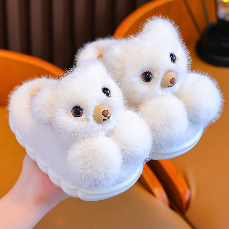 儿童棉拖鞋秋冬男童女童卡通防滑室内居家宝宝男孩毛拖鞋包跟冬季,淘宝优惠券,粉丝福利购,淘宝优惠卷