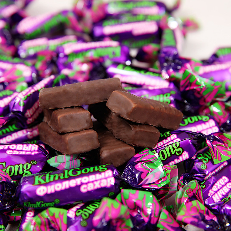 紫皮糖俄罗斯风味正品巧克力夹心花生酥糖果喜糖年货散装休闲零食,淘宝优惠券,粉丝福利购,淘宝优惠卷