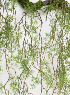 仿真绿植壁挂垂吊植物墙装饰藤条假花塑料室内客厅吊顶墙面挂件
