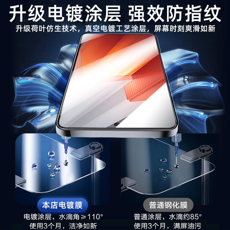 AJF适用iqooneo8钢化膜8pro手机膜适用vivo爱酷全屏覆盖新款高清护眼全包无白边防摔保护防指纹游戏电竞贴膜,淘宝优惠券,粉丝福利购,淘宝优惠卷