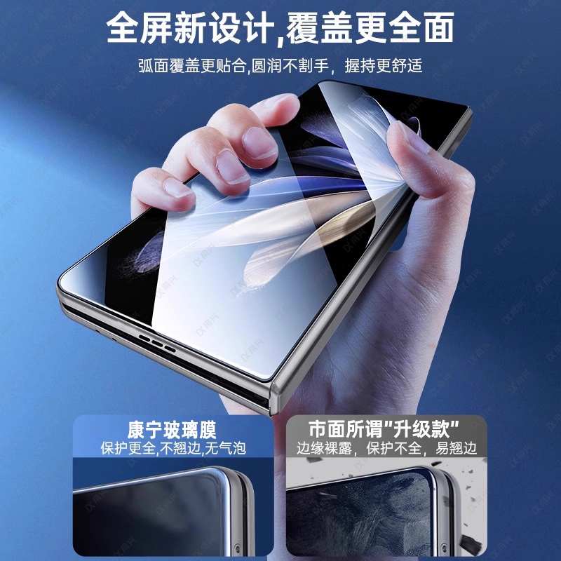 适用vivoXFold5钢化膜vivoXFold5pro手机膜折叠屏XFold3外屏玻璃vivo新款vivoXFold3pro防窥水凝内屏膜保护膜 - 图1