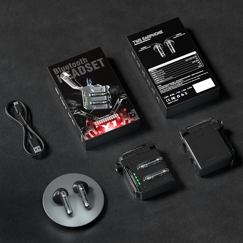 Windproof lighter Bluetooth headset 5.3 semi-in-ear type