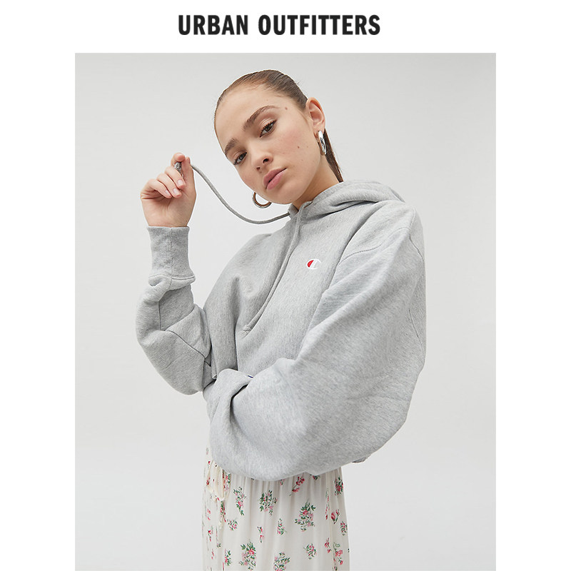 uo深夜徐老师champion美版短款卫衣 urbanoutfitters卫衣/绒衫