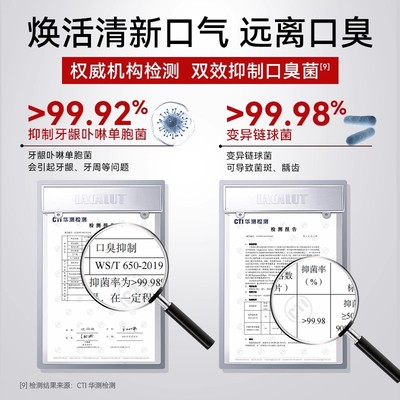 LACALUT乐卡露牙龈柔护牙膏100ml抑制肿胀出血含氟抑菌德国进口