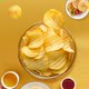 Indonesian imported Papatong wavy cassava chips 110g Internet celebrity puffed food drama snacks spicy grilled chicken flavor