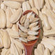 Shengquan Ancient Method Melon Seeds Peeled White Skin Sunflower Seed Nuts Snacks Roasted Seeds New Year's New Date 500g