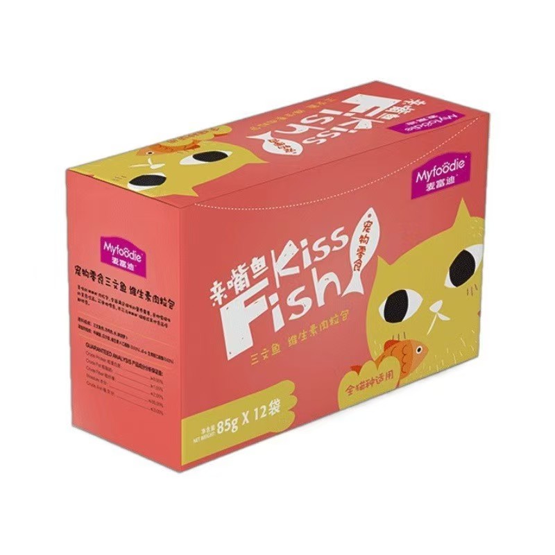 麦富迪 猫湿粮 亲嘴鱼肉粒包 软罐头妙鲜封肉粒包金枪鱼85g*12包