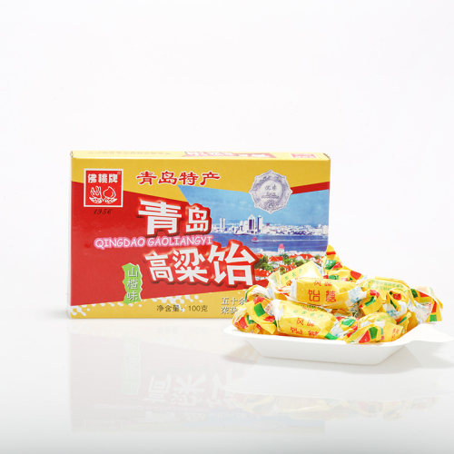 山东特产休闲零食佛桃牌100g盒装精制传统风味高粱饴软糖果 - 图1