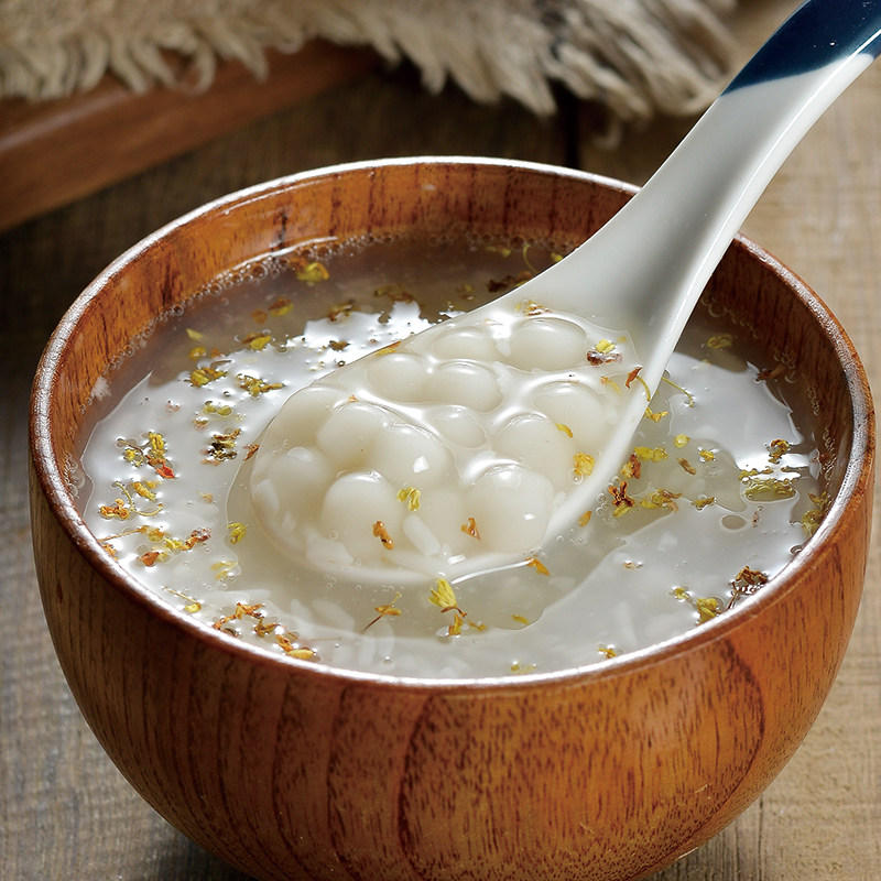 糯米小圆子1kg醪糟酒酿圆子冷冻无馅小汤圆白玉多芒桂花