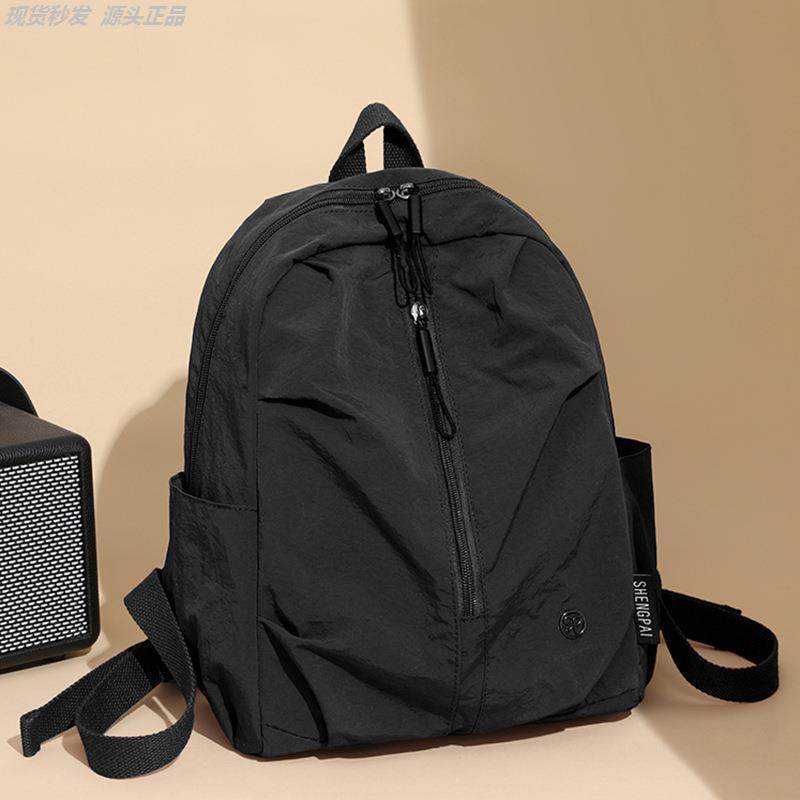 超轻便防水尼龙布双肩包女休闲百搭户外登山旅行大容量旅游背包男,淘宝优惠券,粉丝福利购,淘宝优惠卷