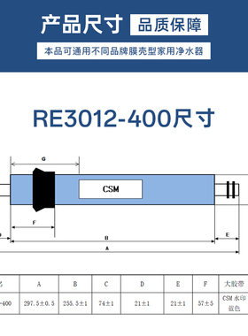 世韩RO反渗透膜CSM超低废水
